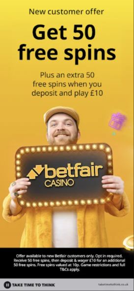 Betfair homepage screenshot